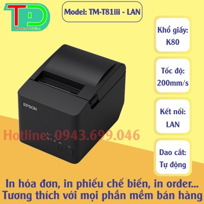 Máy In Hóa Đơn Epson TM-T81III