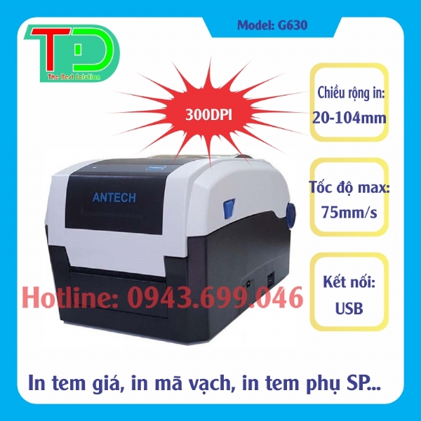 Máy In Mã Vạch Antech 3310E